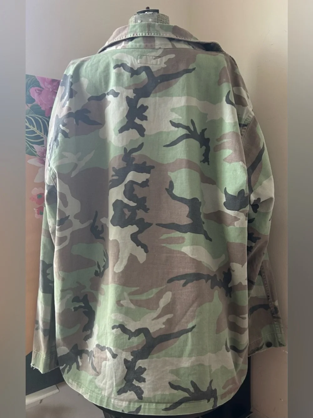 NWOT Polo Ralph Lauren Denim Camo Camoflauge Trucker Jacket US-RL Patch 2XB